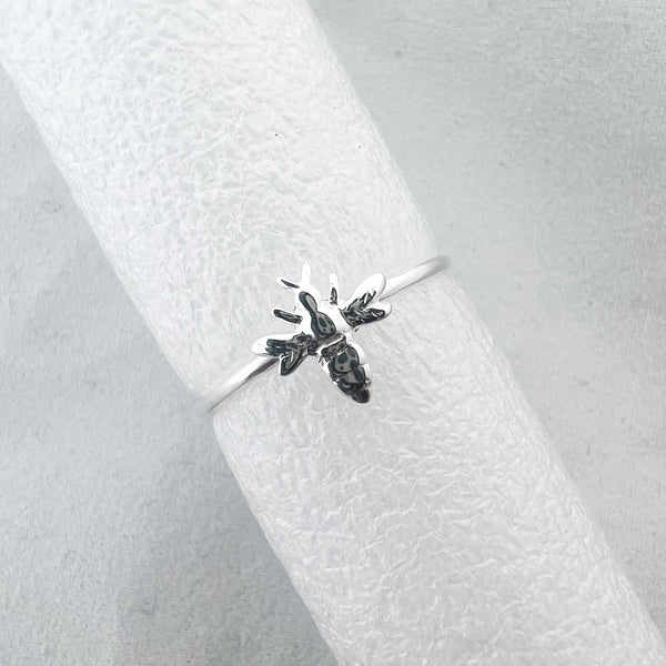 Ring bee sterling silver