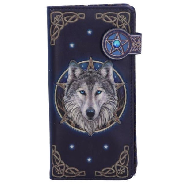 Embossed Wallet: Wolf Wild One