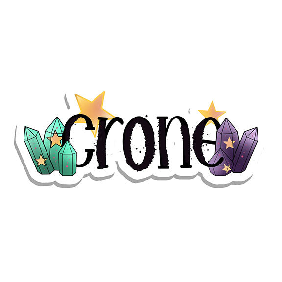Vinyl Sticker: Crone