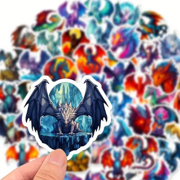 Sticker Set: Dragons (50 stickers)
