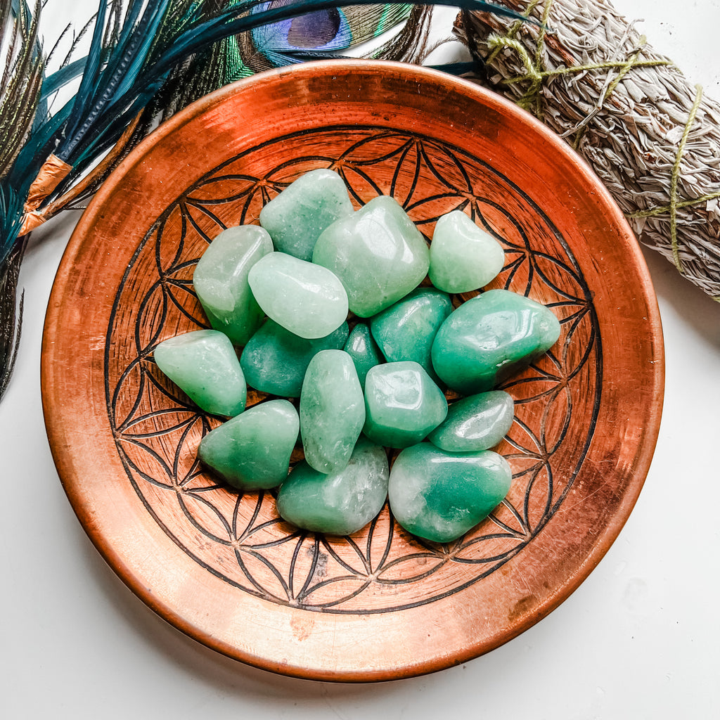 Aventurine green tumbled