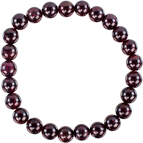 Bracelet Garnet 7-8mm bead