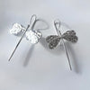 Boucle d'oreille libellule en argent massif