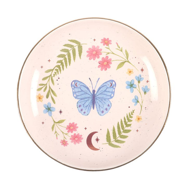 Trinket Dish - Luna Bloom - Butterfly Ceramic