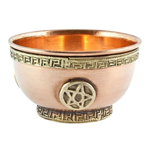 Pentacle Copper Offering Bowl