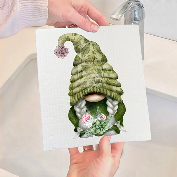 Dish Cloth Gnome Succulent