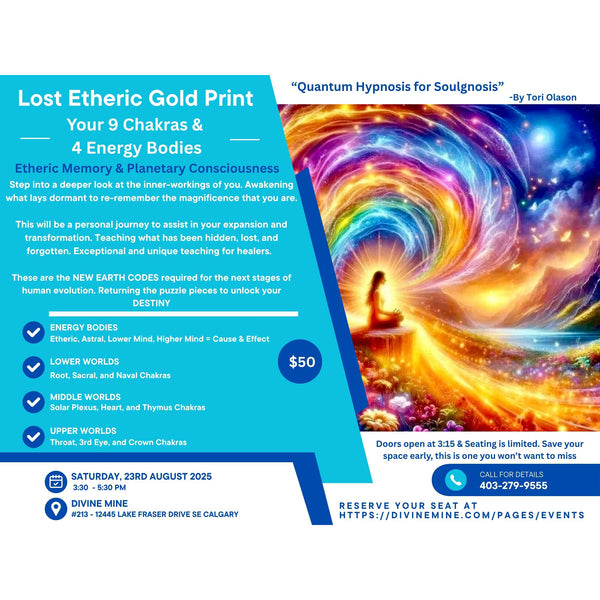 Lost Etheric Gold Print Workshop with Tori Olason