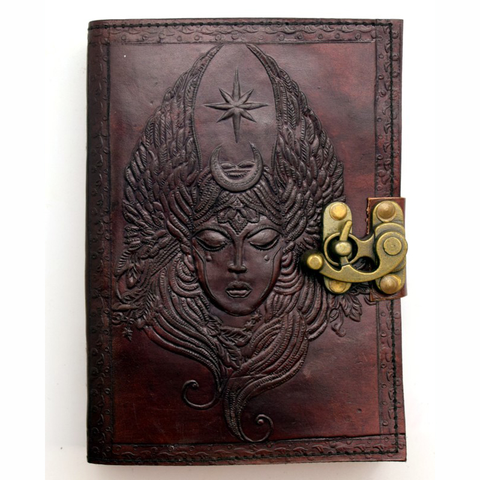Journal Moon Goddess Leather