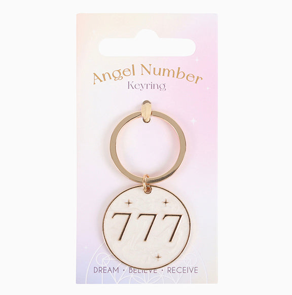 Angel Number Keyring 777