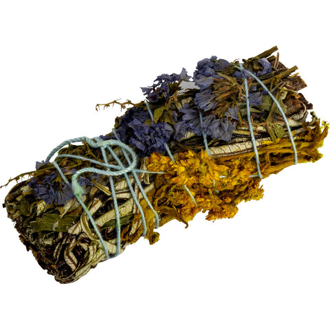 Cleansing Smoke Bundle Yerba Santa w Statice & Mullein