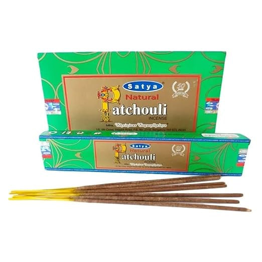 Incense SATYA Natural Patchouli 15gr (1 box)