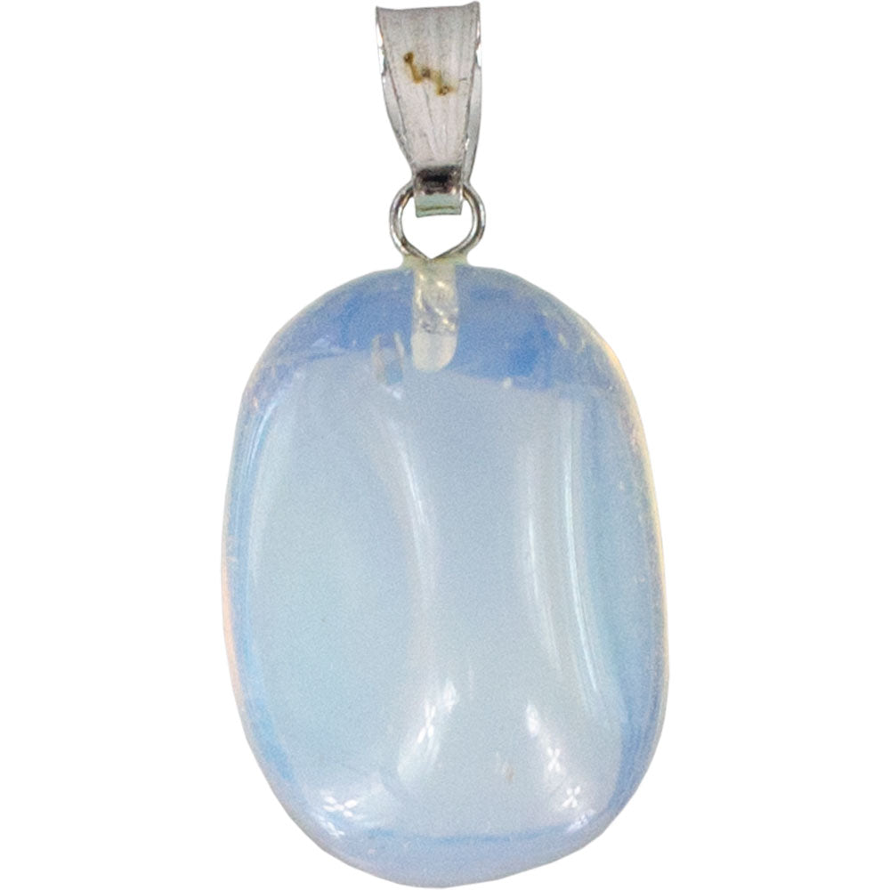 Pendant tumbled opalite