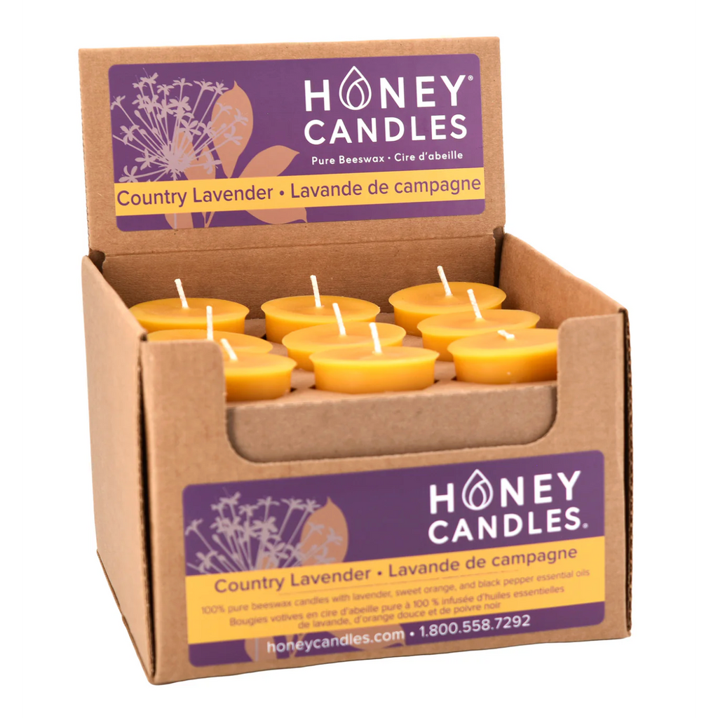 Beeswax Votive country lavender (1 votive)