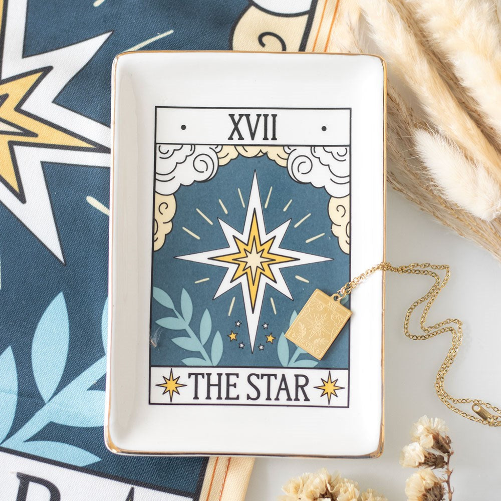 Trinket Dish - The Star Vintage Tarot Card