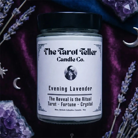Tarot Reveal Candle: Evening Lavender