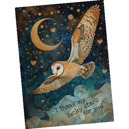 Greeting Card: Lucky Owl