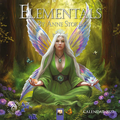 Mini Wall Calendar 2027 Elementals