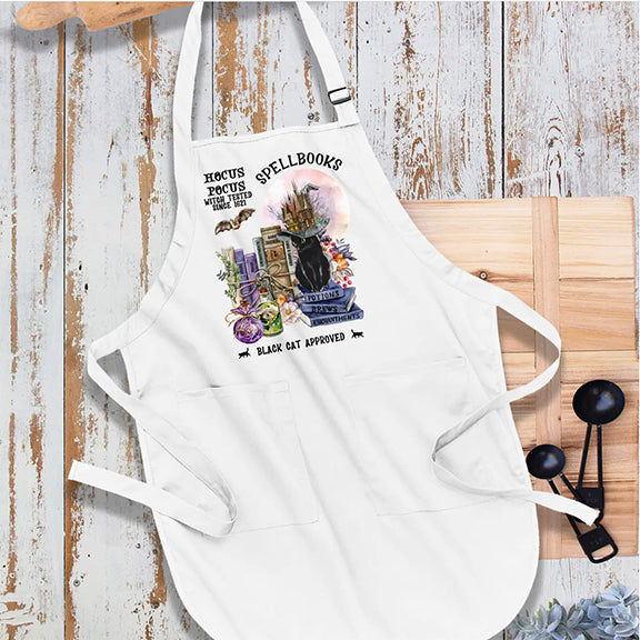 Kitchen Cotton Apron Hocus Pocus Spellbooks