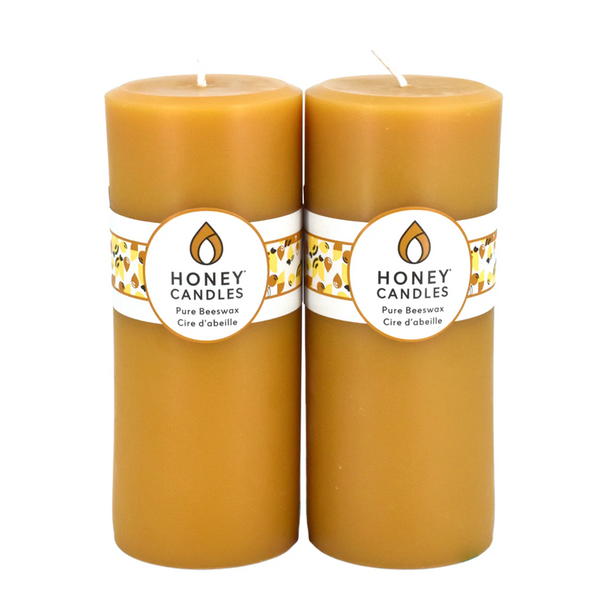 Beeswax Candle Pillar 7x3