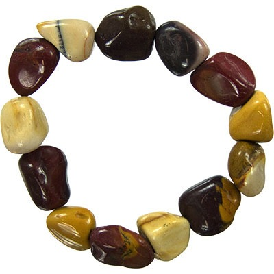 Bracelet Mookaite tumbled