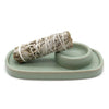 Ceramic Palo Santo Burner (6.5 in.) - Sage Green