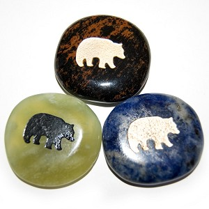 Totem Bear birthstone (1 assorted stone)
