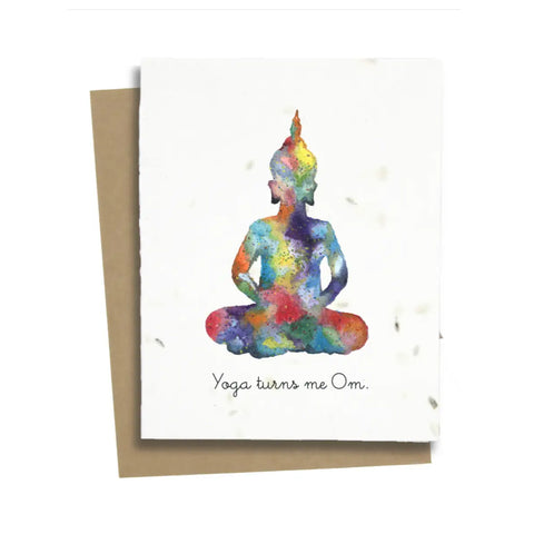 Plantable Greeting Card: Yoga