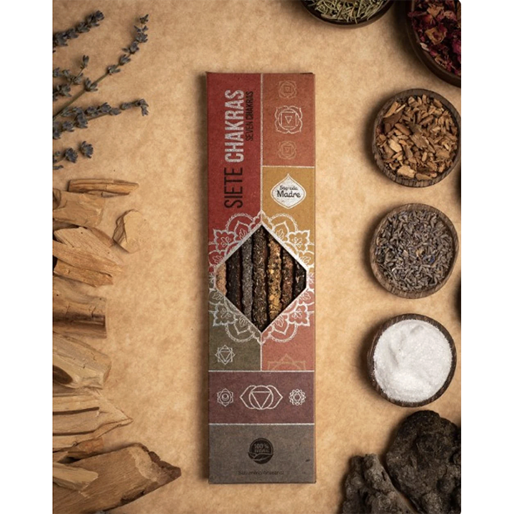 Sagrada Madre Incense: 7 Chakras Sticks