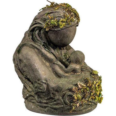 Gypsum Figurine - Holding Child