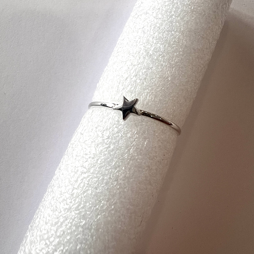 Ring mini star sterling silver