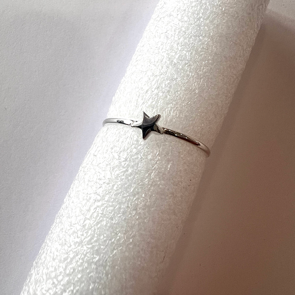 Ring mini star sterling silver