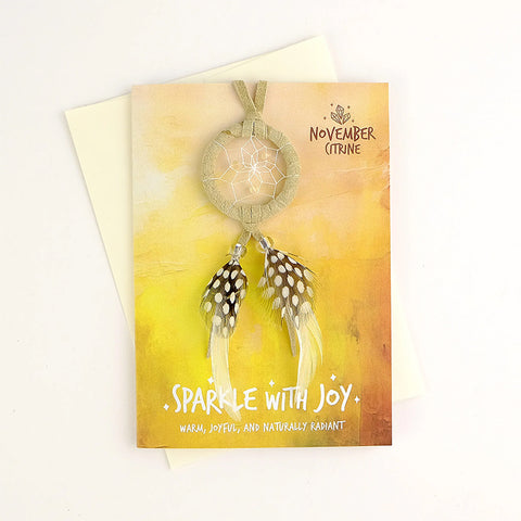 Birthstone November Greeting Card