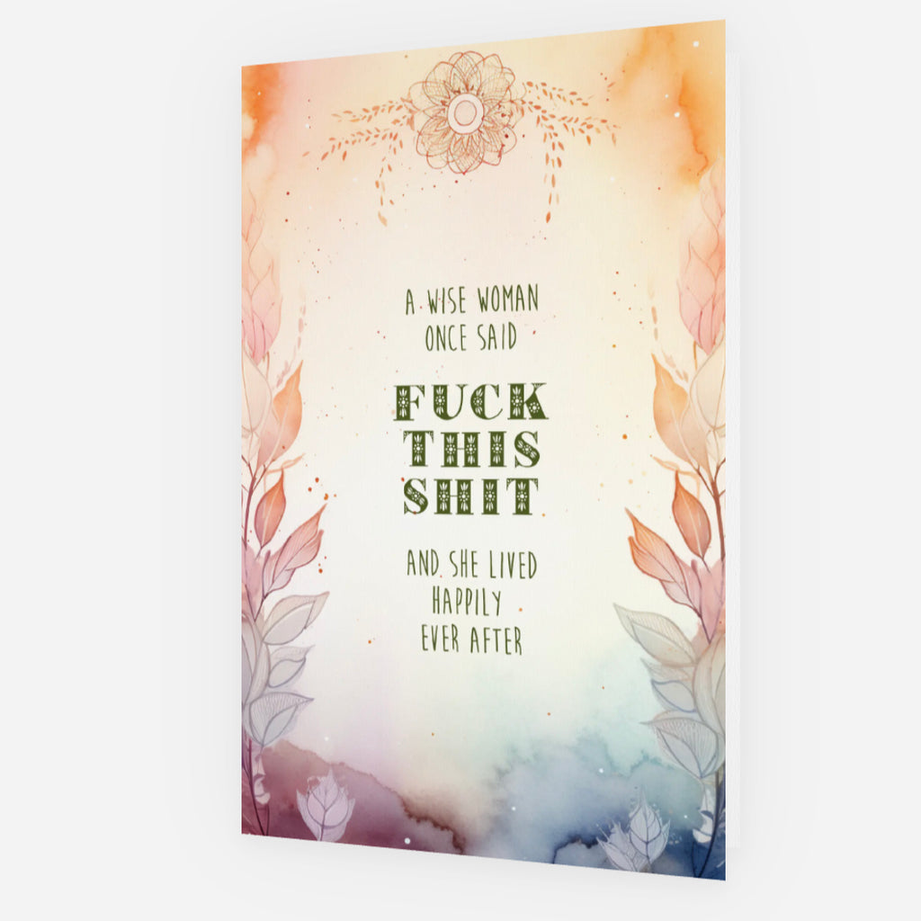 Greeting Card: Wise Woman
