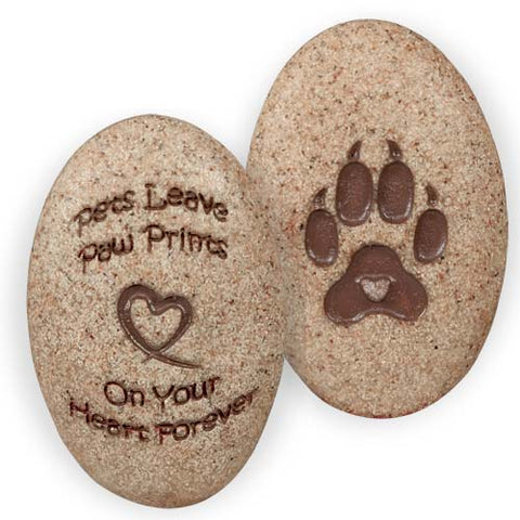 Dog - Paw Print Stone