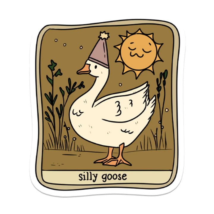 Vinyl Sticker : Silly Goose