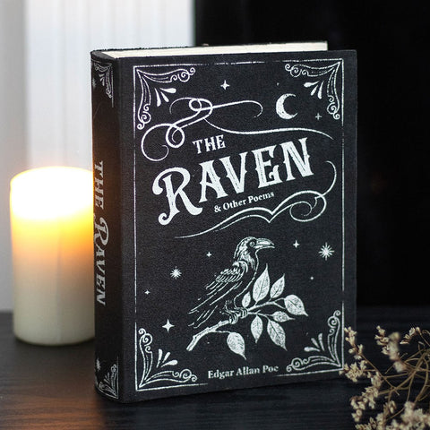 Raven Book Shaped Storage Box