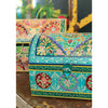Hand Painted Domed Wooden Box