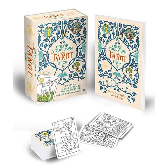 Color Your Own Tarot Book & Card Deck - Tania Ahsan