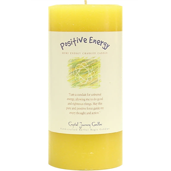 Pillar candle Positive Energy 3x6