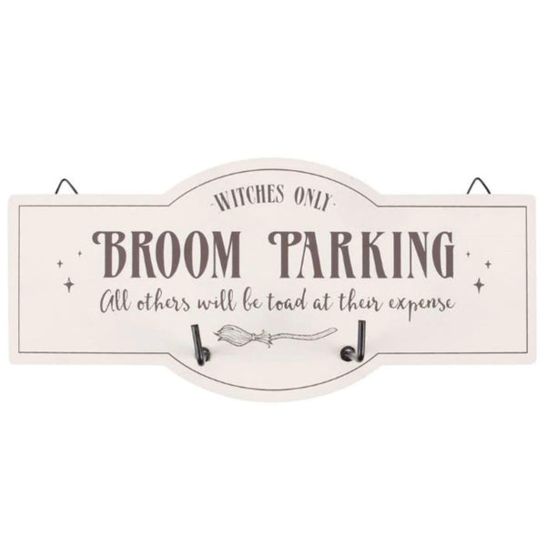 Hanging Sign: Broom Parking