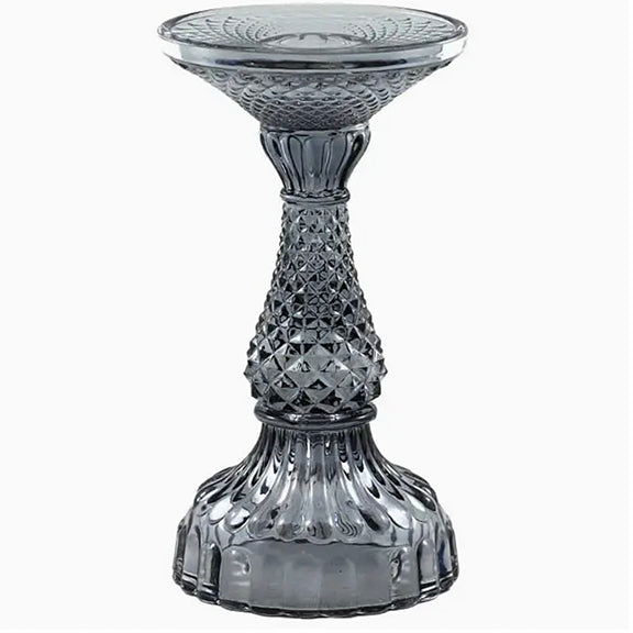 Bella Pillar Candle Holders Small – Black