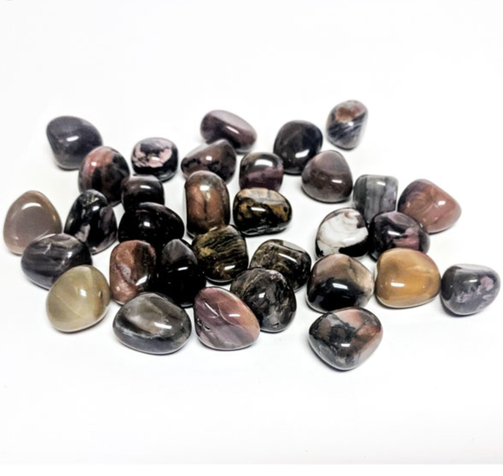 Bamboo Leaf Agate Tumbled (1 stone)