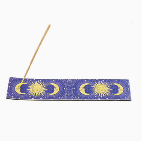 Wooden Incense Holder - Sun & Moon