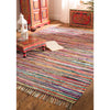 Multi Colour Recycled Cotton Rag Rug 60 X 150cm
