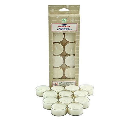 Satya Tealight Candles White Sage