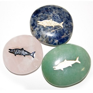 Totem Salmon birthstone (1 assorted stone)