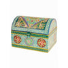 Hand Painted Domed Wooden Box