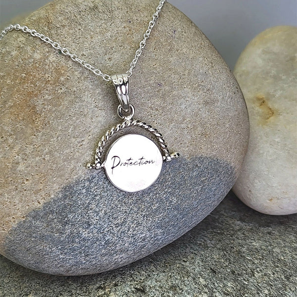 Necklace Spinner Protection sterling silver