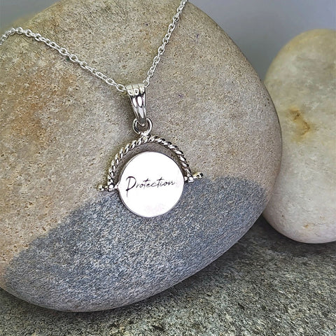 Necklace Spinner Protection sterling silver