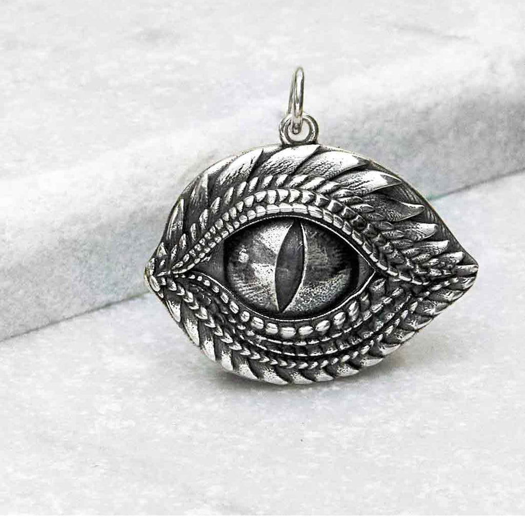 Pendant dragon eye sterling silver